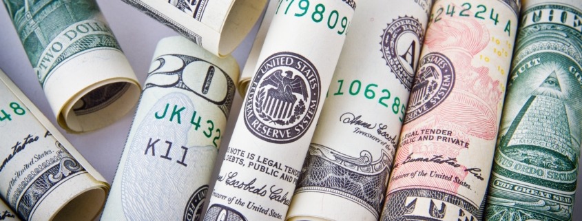 rolled 20 u s dollar bill 164527 scaled