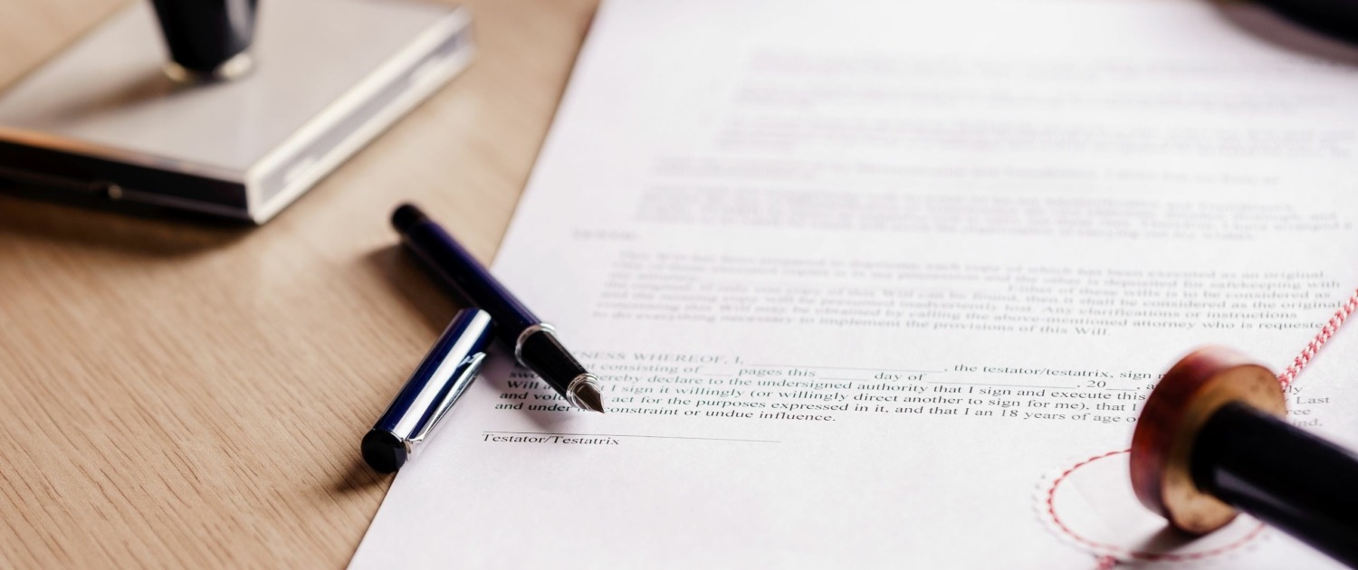 legal paperwork contract